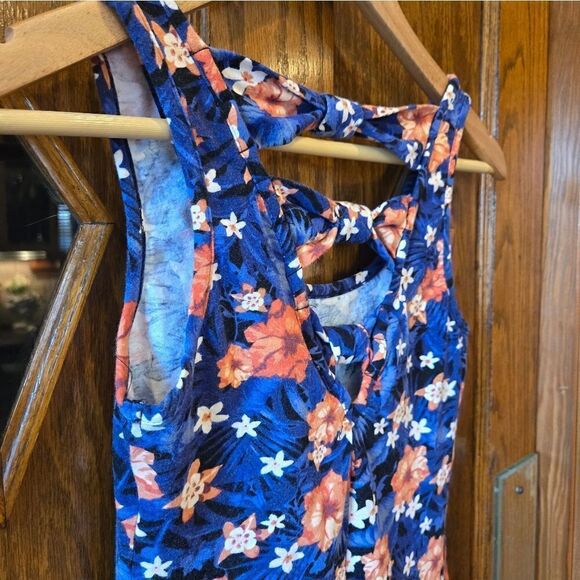 Forever 21 Floral Bodycon Tank Dress SMALL - Picture 6 of 8